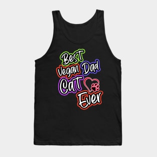 Best Vegan Cat Dad Ever Tank Top